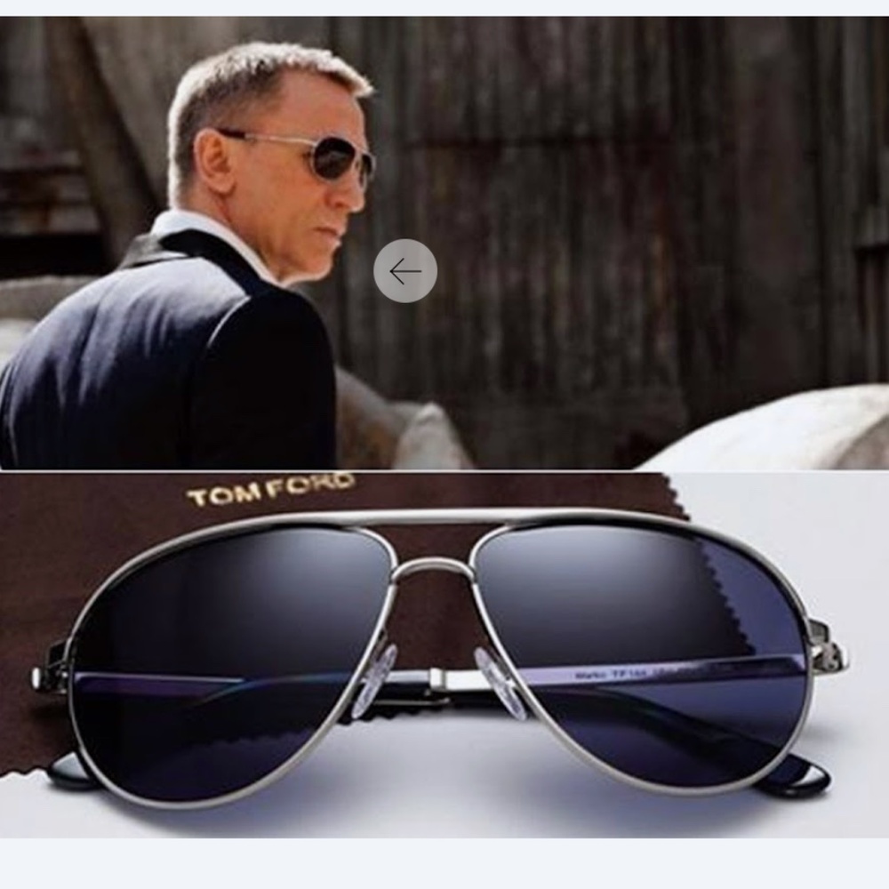 Authentic Tom Ford Marko FT0144 Aviator - As Worn in Skyfall